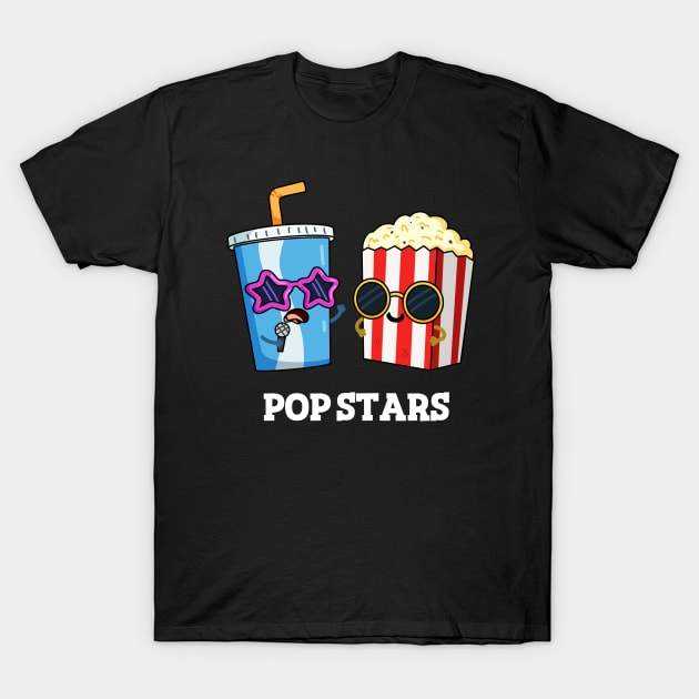 Pop Stars Funny Food Pun T-Shirt by punnybone